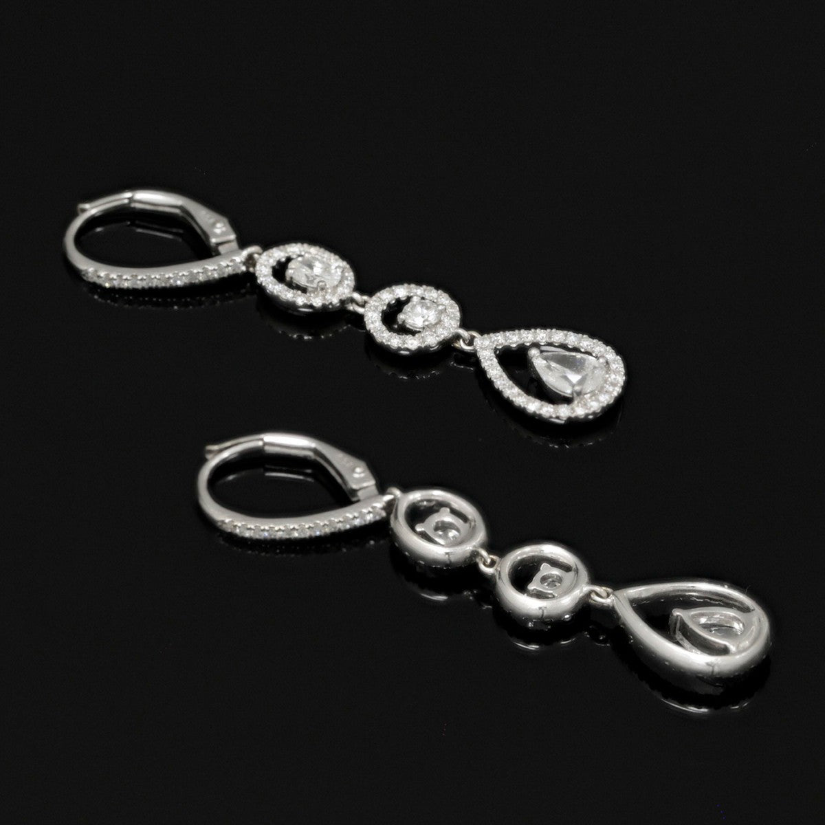 adler diamonds and gold earrings
