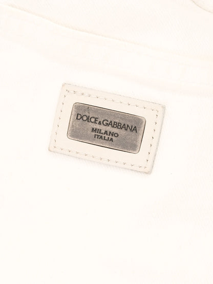 Excellent Dolce & Gabbana White Jeans for Kids Size XS