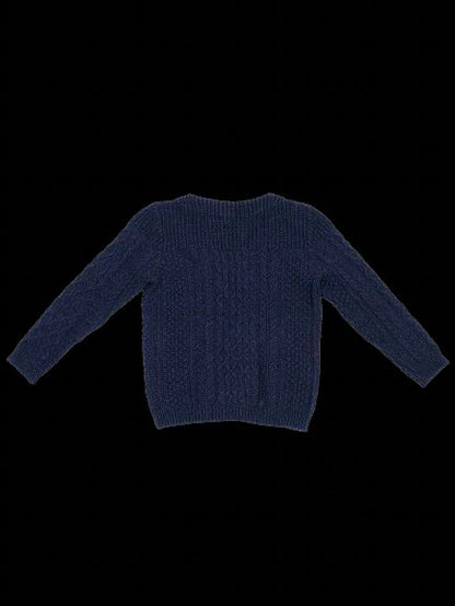Excellent Burberry Children Blue Wool Sweater Size 8