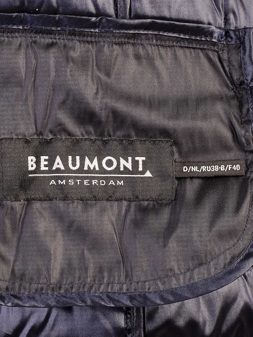 good beaumont blue quilted jacket size s women polyester