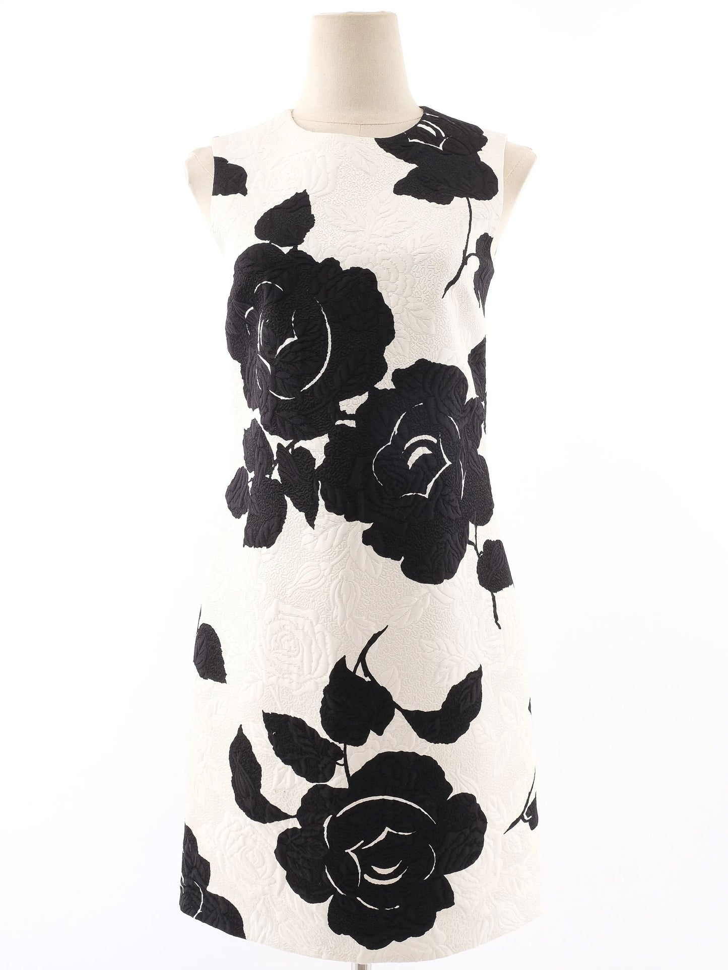 new dolce gabbana sleeveless floral dress white size s