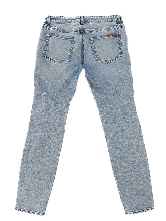excellent dolce gabbana light blue distressed jeans size s