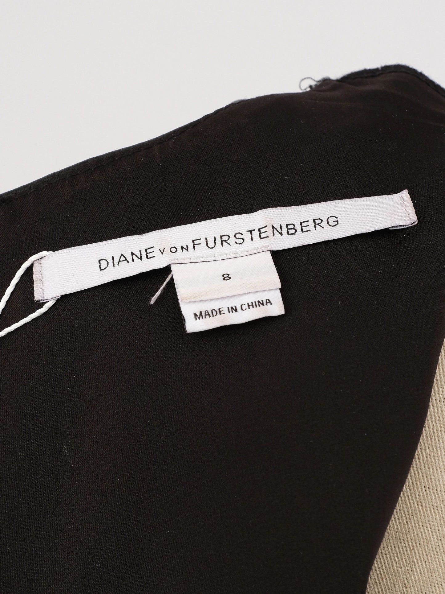 perfect diane von furstenberg gray leather dress size l