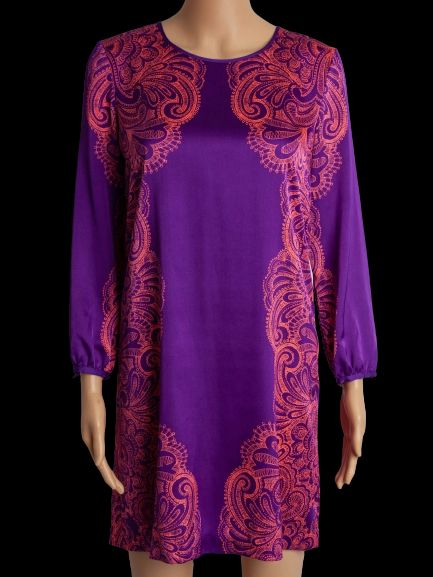 excellent juicy couture purple dress xxs decorative pattern