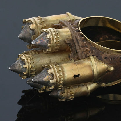 Alessandro Dari gold, bronze and silver ring ring
