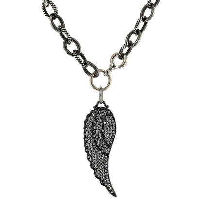 Aspery diamonds, silver necklace