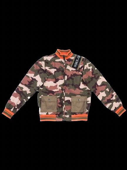 excellent dolce gabbana camouflage jacket for kids size 12