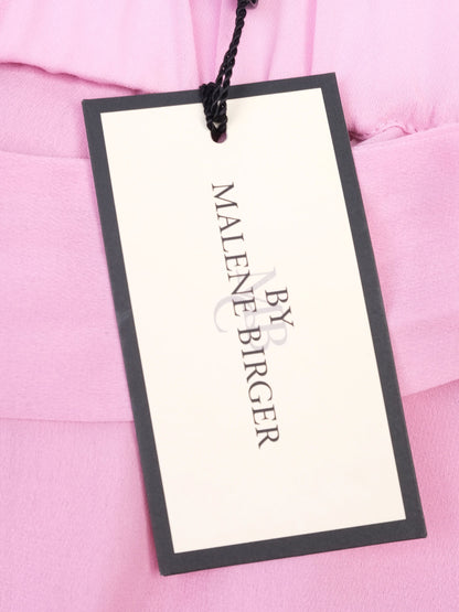 NEW By Malene Birger Pink Polyester Shorts with Tie Belt Size XS