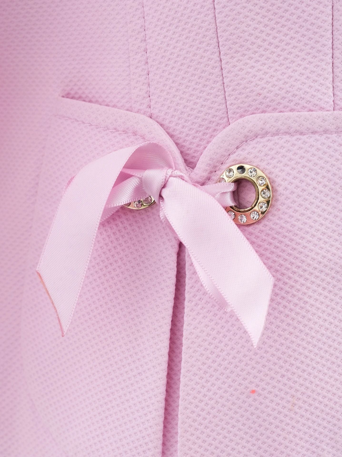 excellent luisa spagnoli pink cotton jacket size l with zipper