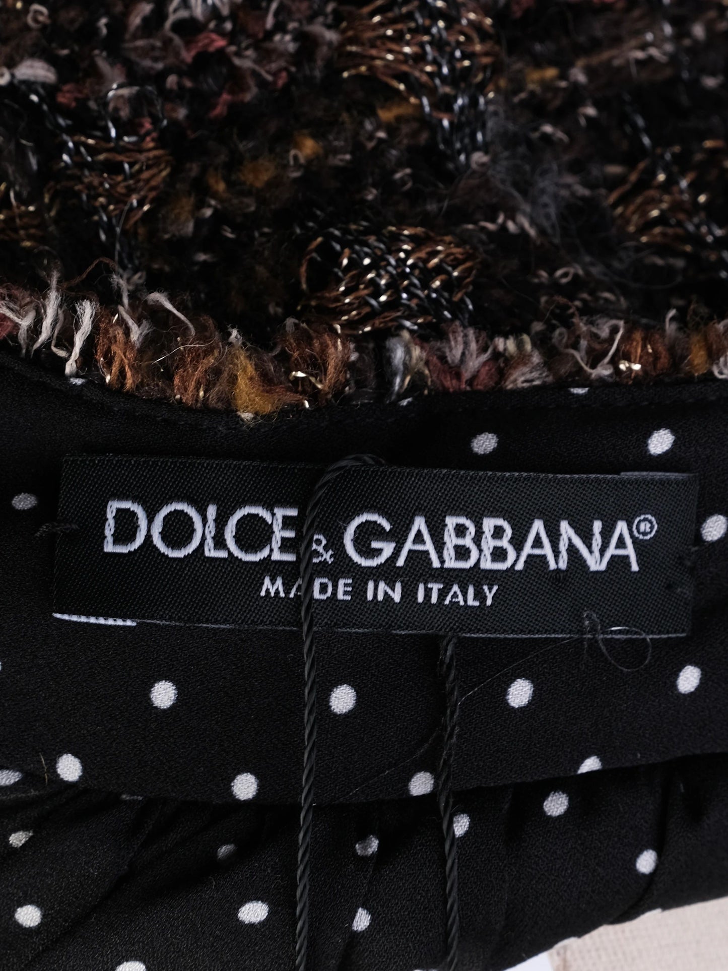 excellent dolce gabbana black wool knee-length skirt size s