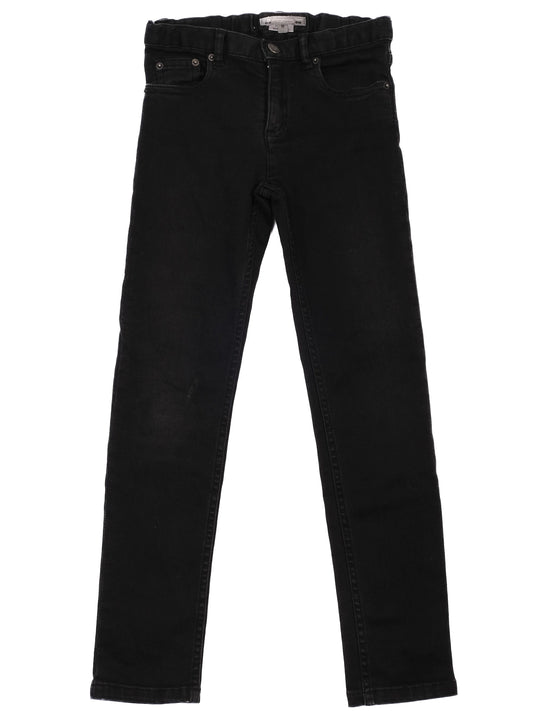 Excellent Bonpoint Black Cotton Jeans Size 8 for Kids