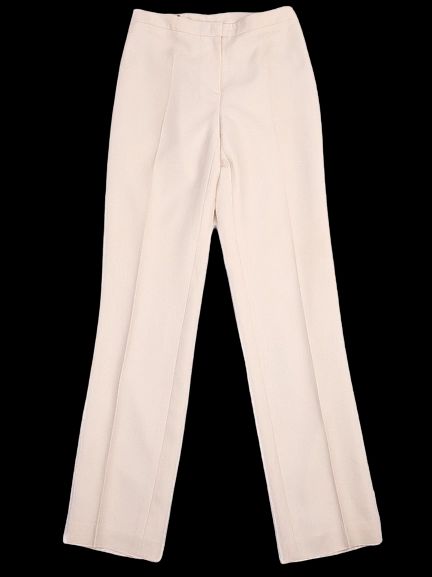 perfect escada women's white wool pants size 34