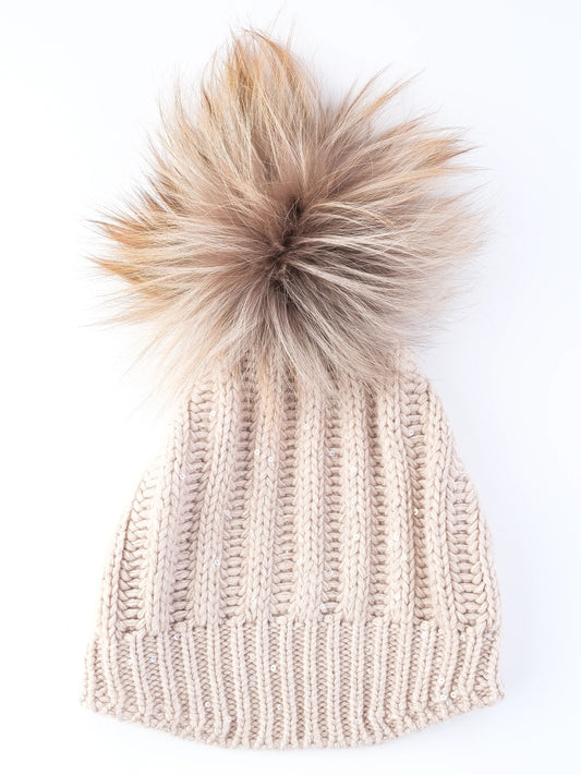 Excellent Brunello Cucinelli Orange Silk Beanie Hat Size L