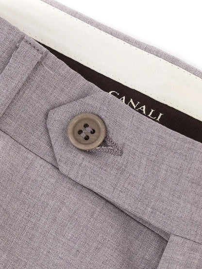 Perfect Canali Gray Wool Suit Jacket Size M for Men