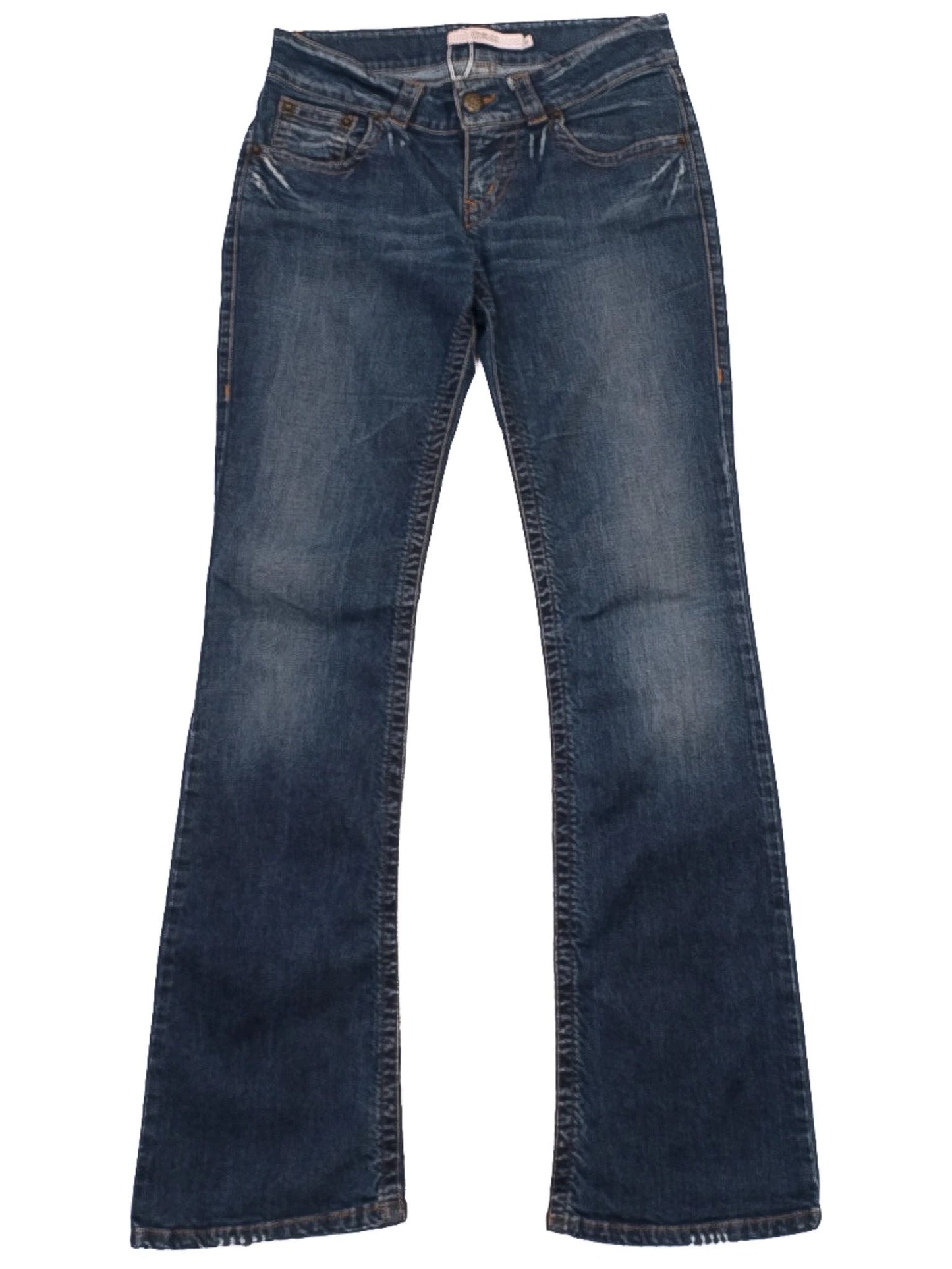 excellent red valentino blue cotton jeans size m