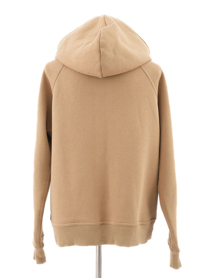 Burberry Orange Zip-Up Hoodie L Excellent Condition Women