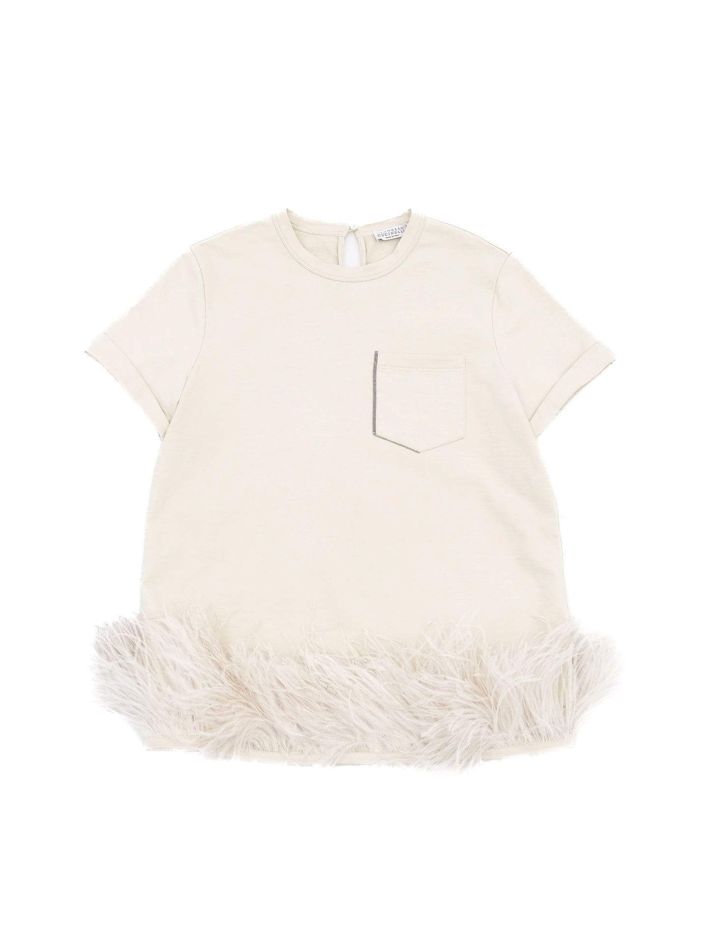 excellent brunello cucinelli orange top for kids size 12