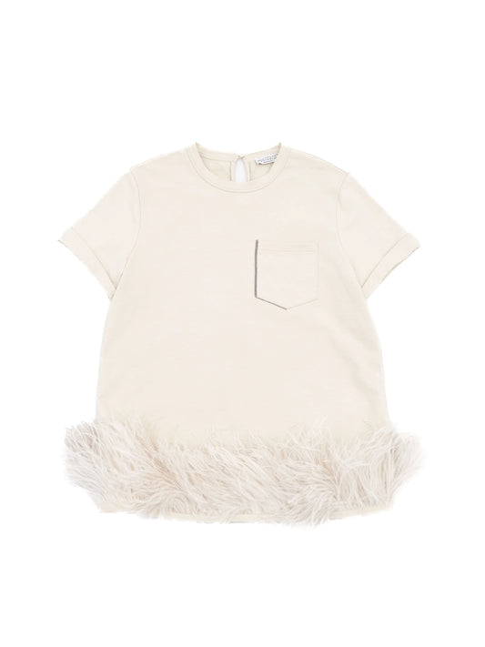 Excellent Brunello Cucinelli Orange Top for Kids Size 12