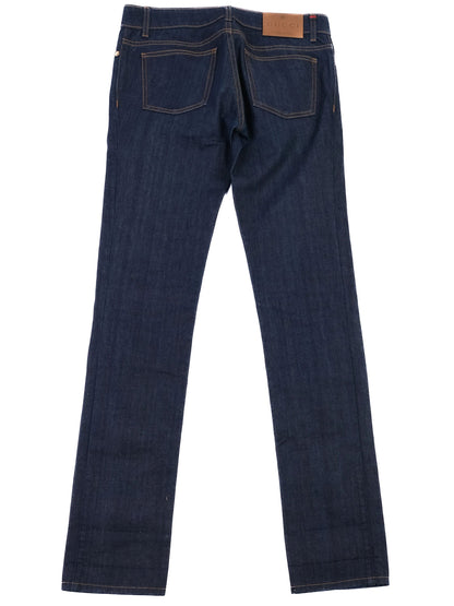 Excellent Gucci Blue Denim Jeans Women's Size - Made in Italy