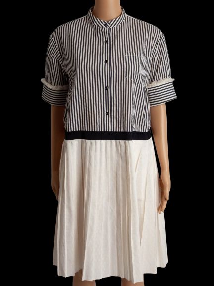 average moncler women's dress xxl combined color cotton