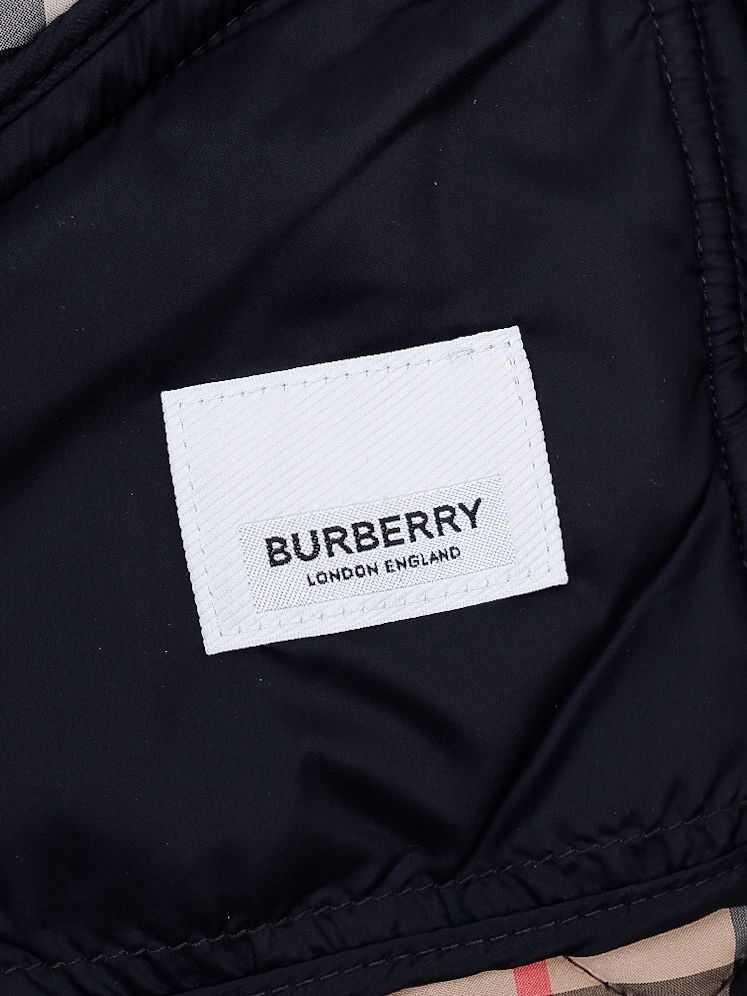 new burberry quilted jacket blue nylon size 1 for kids