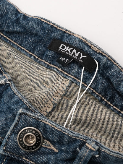 Excellent DKNY Blue Cotton Denim Jeans Size S Women