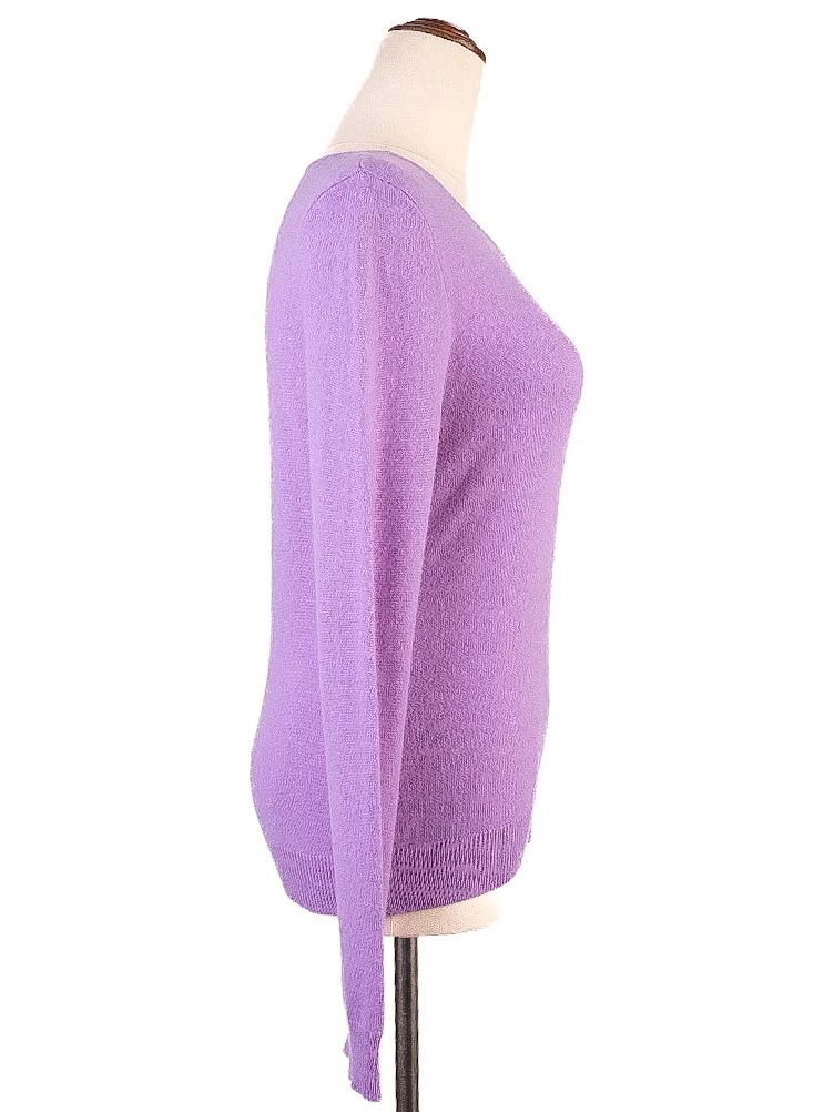 good ralph lauren purple cashmere sweater size m for women
