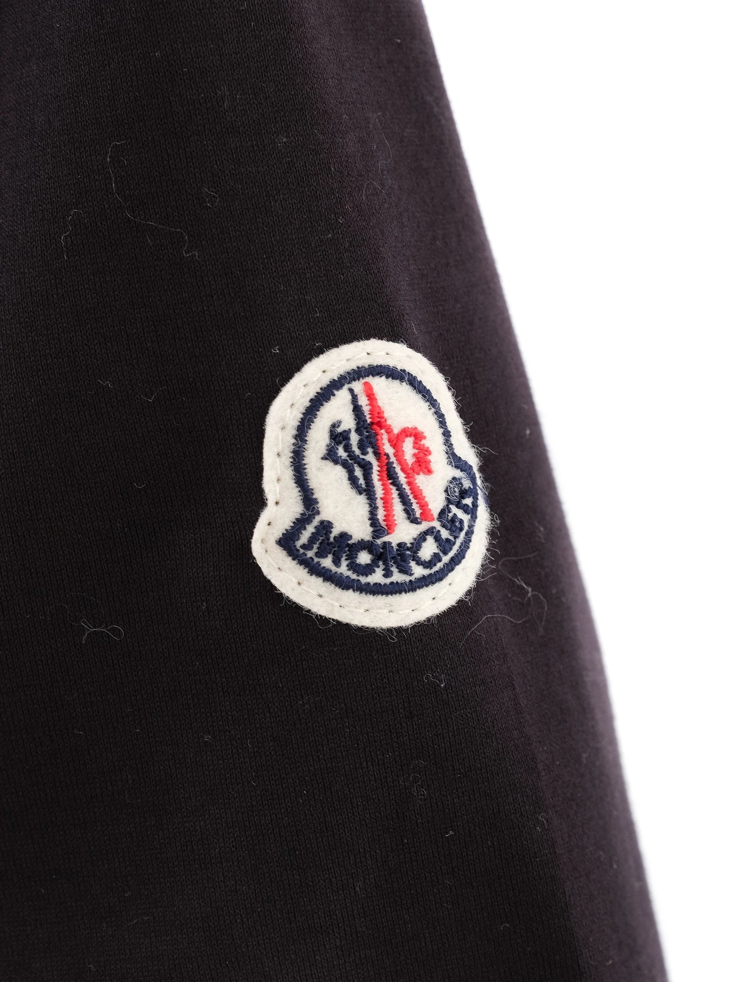 excellent moncler black floral pattern t-shirt size m women