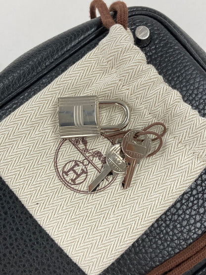 Hermes Black Picotin PM,Taurillon Clemence PHW  Y Stamp