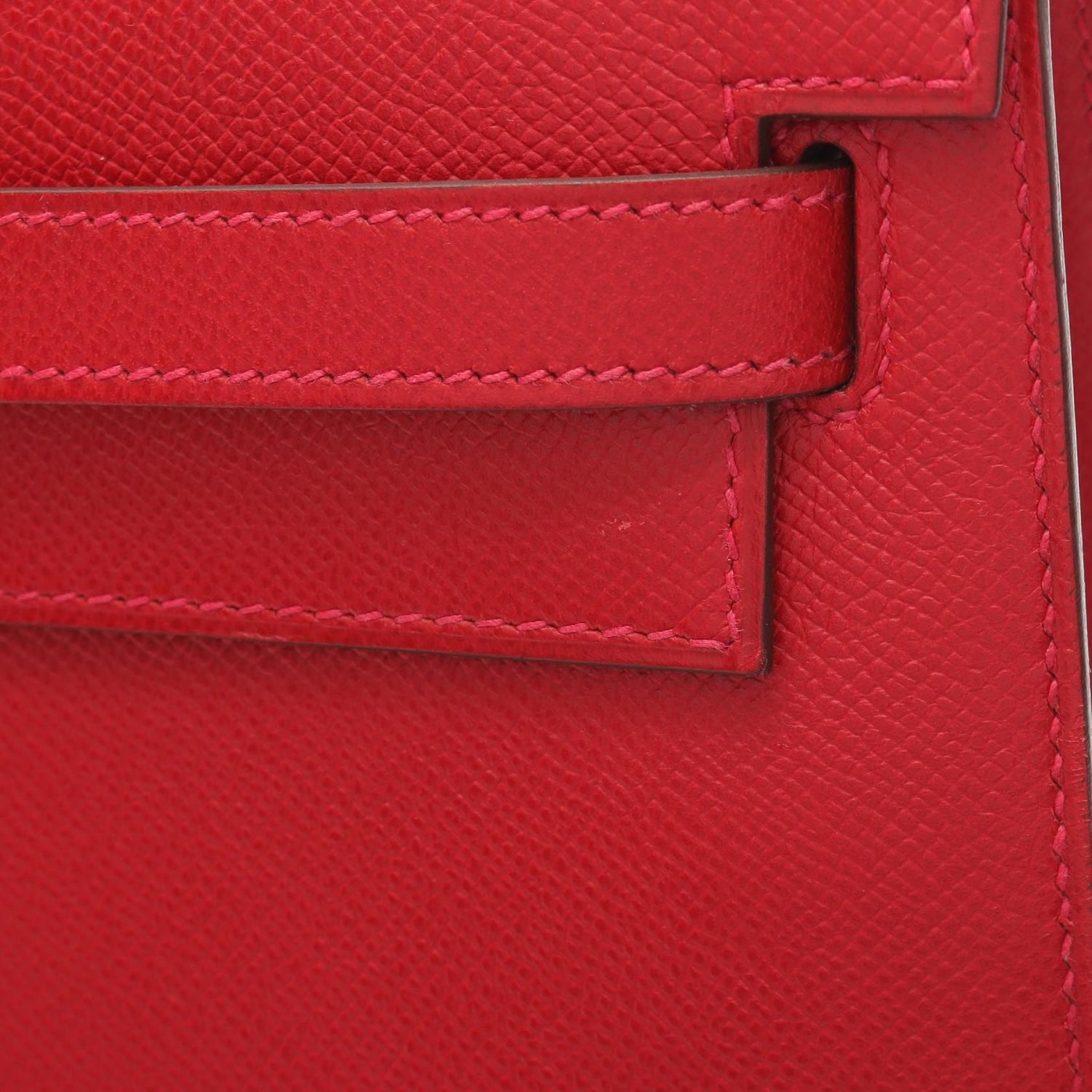 Hermes Kelly 35 Handbag Rouge Casaque Red Leather Epsom