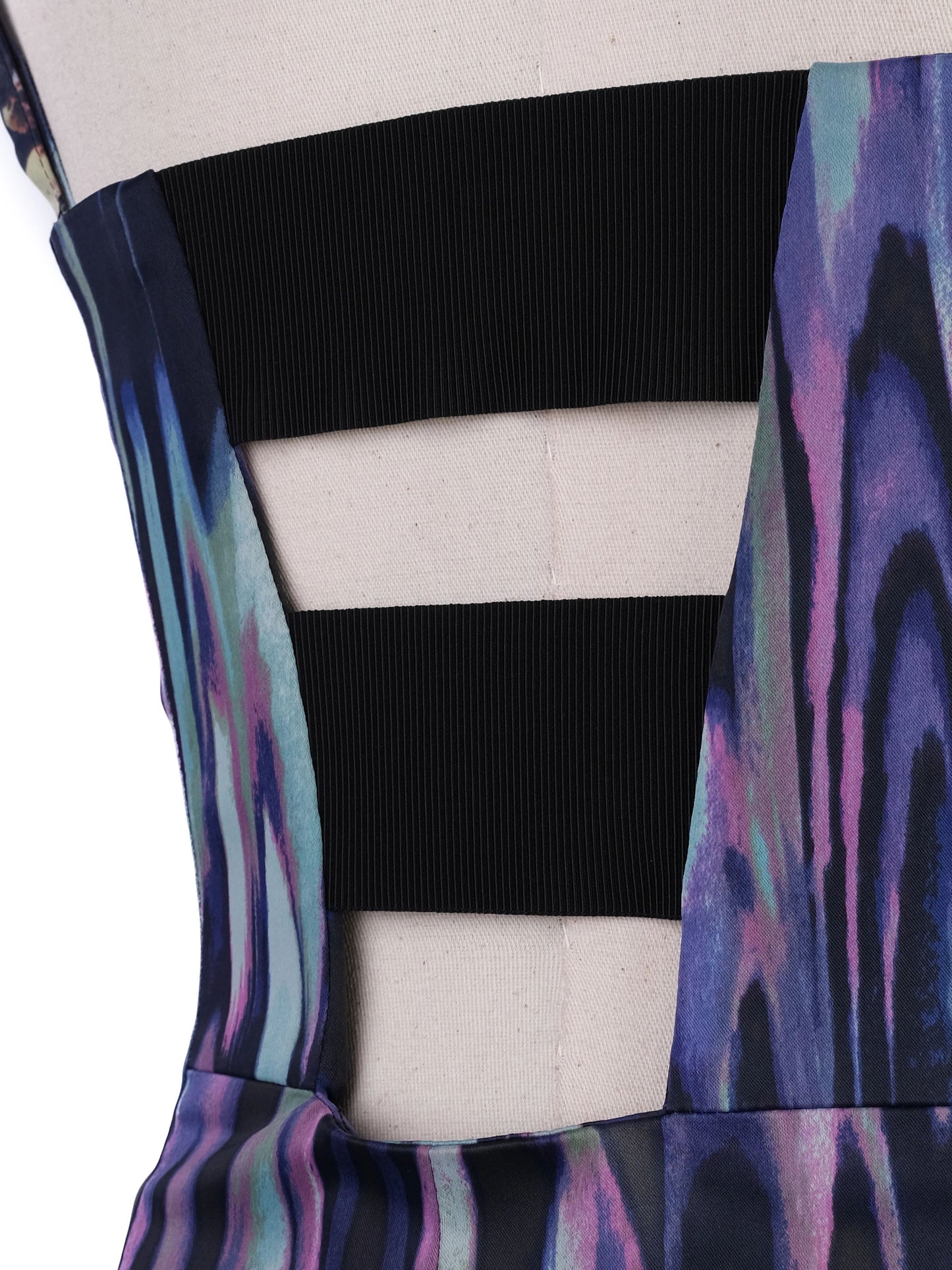 karen millen sleeveless dress excellent condition abstract print