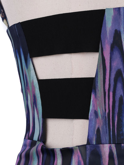 Karen Millen Sleeveless Dress Excellent Condition Abstract Print