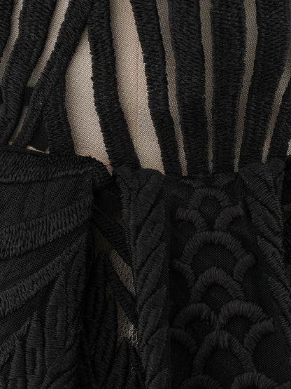 Excellent Bella Potemkina Black Lace Dress Size M