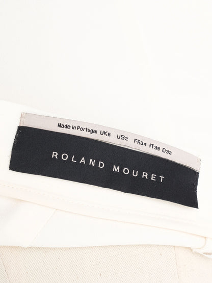 Excellent Roland Mouret Yellow Viscose Pencil Skirt Size XS