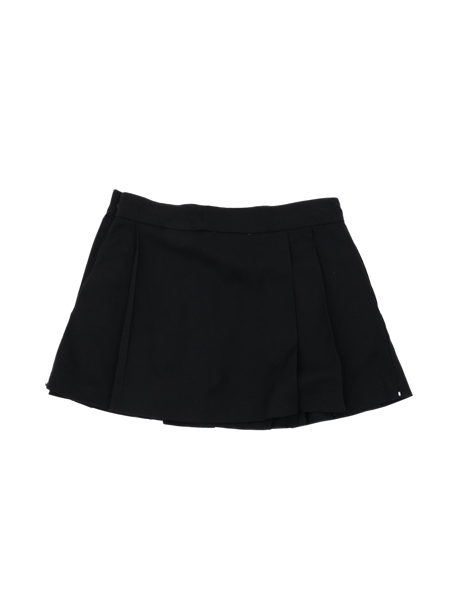 sportmax black pleated wool skirt excellent condition size n/a