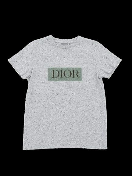 excellent dior gray polyester t-shirt size 12 for kids