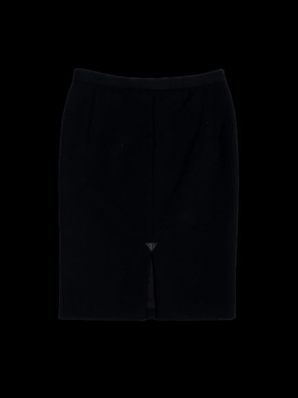 excellent lanvin black cupro dress size m for women