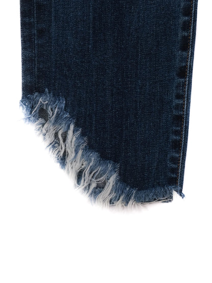 J Brand Women's Blue Frayed Hem Jeans Excellent Condition Size N/A