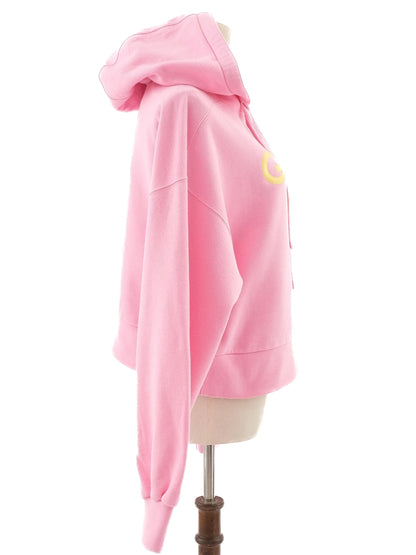 Excellent Gucci Pink Hoodie Cotton Women Size N/A