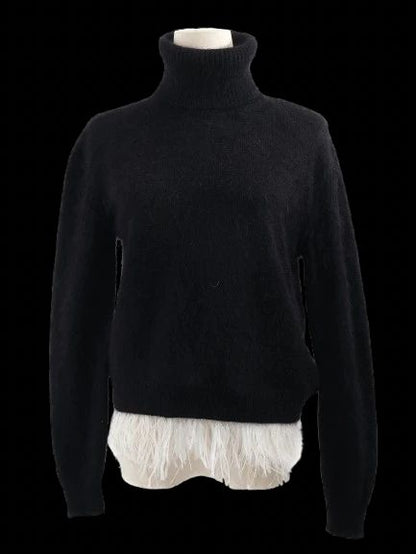 Excellent N21 Black Turtleneck Sweater Nylon Women
