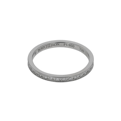 Boucheron Beloved diamonds and platinum ring