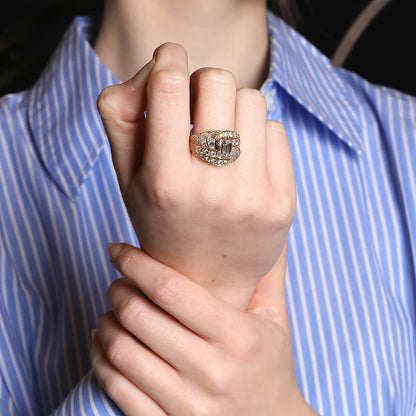 Boucheron diamonds and gold ring