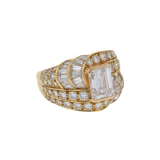 Boucheron diamonds and gold ring