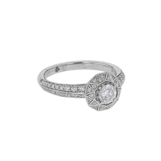 Boucheron Etoile de Paris diamonds and platinum ring