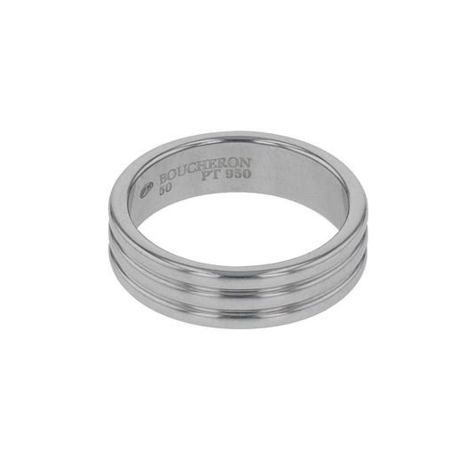 Boucheron Godron platinum ring