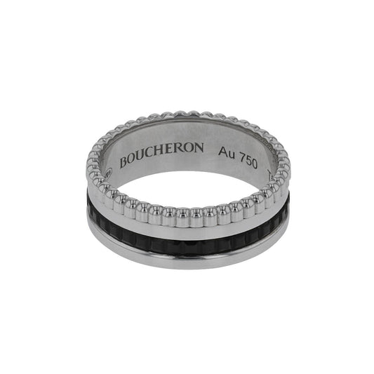 Boucheron Quatre Black Edition PVD and gold ring