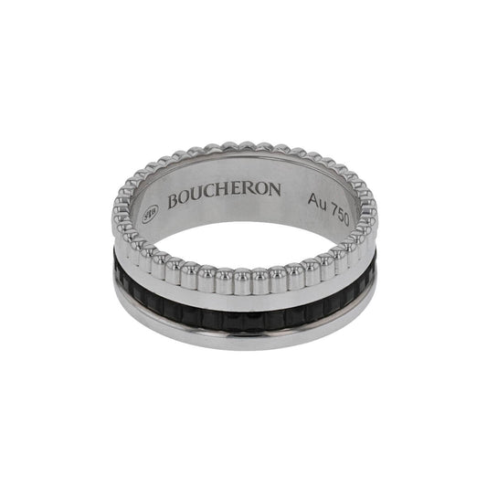 Boucheron Quatre Black Edition PVD and gold ring