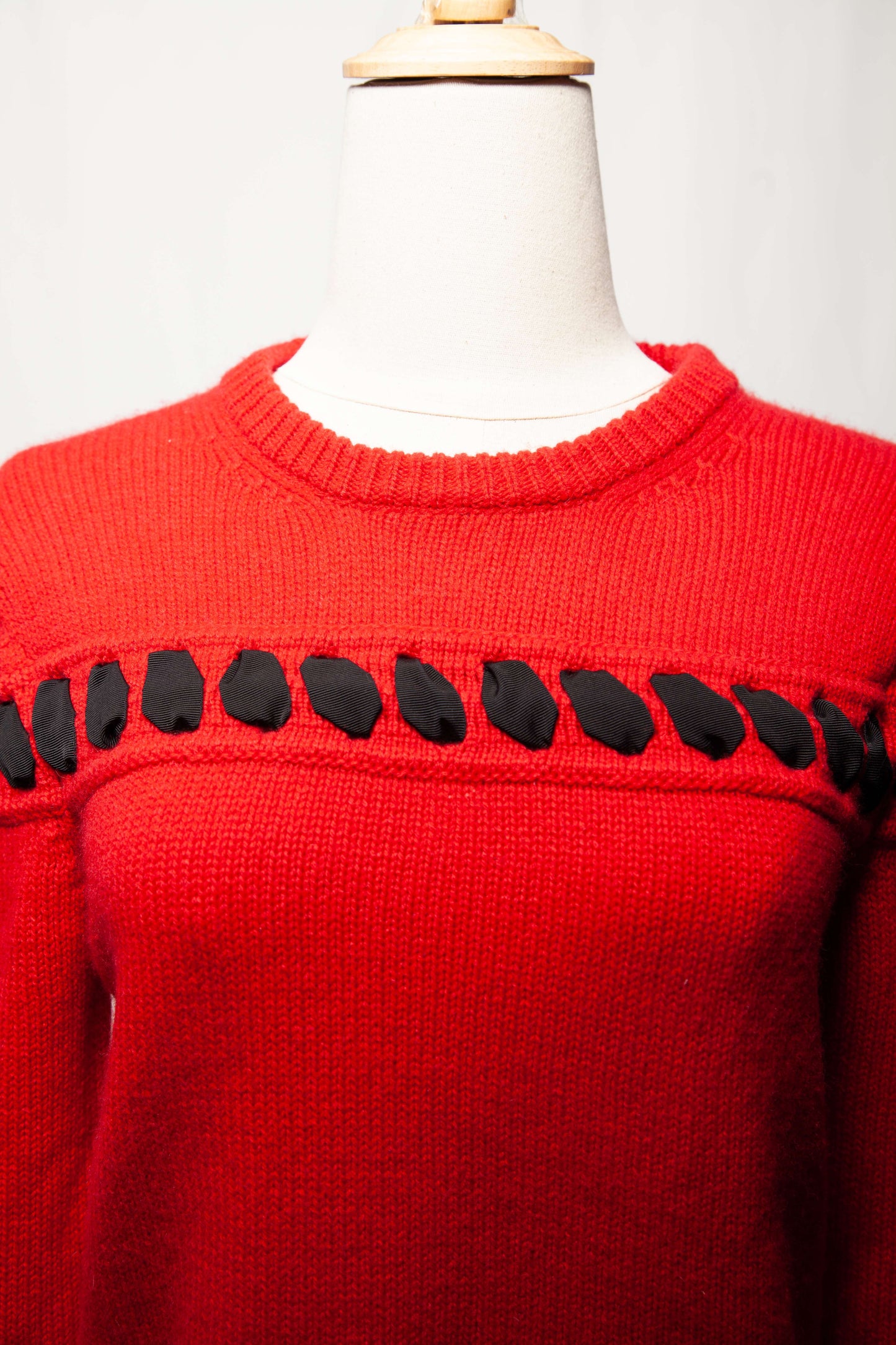 good fendi red cashmere wool sweater size xxs with unique design