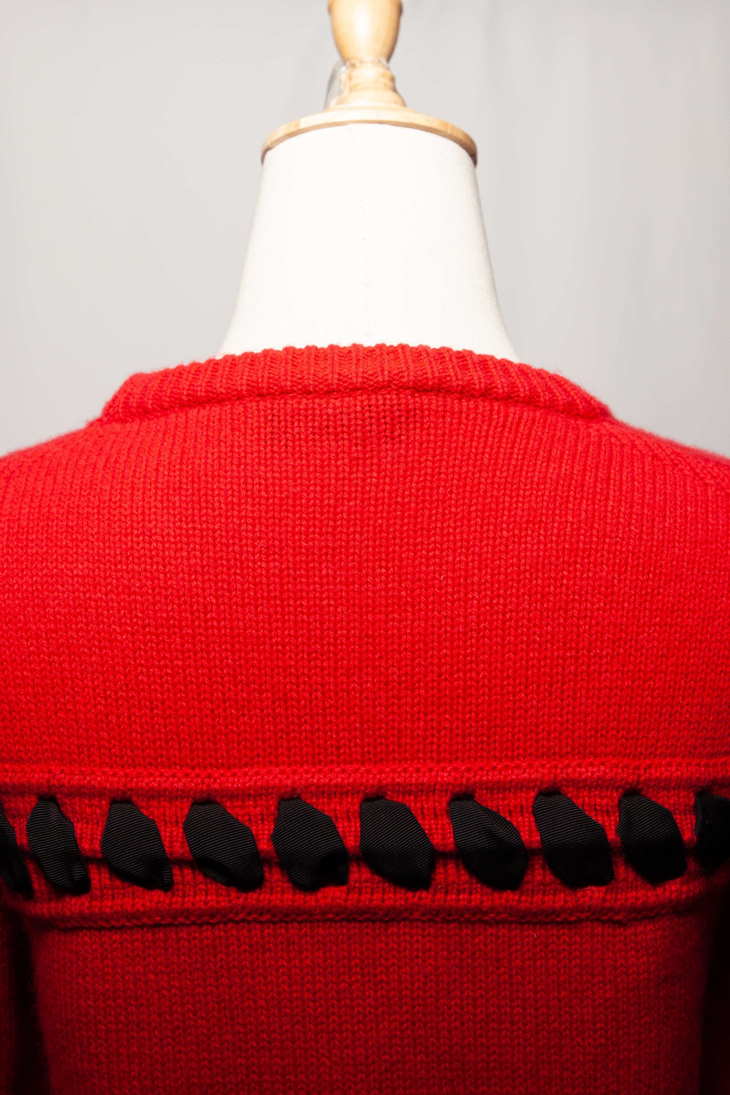 good fendi red cashmere wool sweater size xxs with unique design