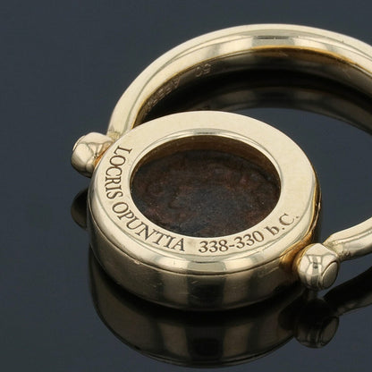 Bulgari Monete gold and antique coin ring